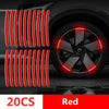 Multicolor Reflective Wheel Hub Stickers for Cars and Motorcycles