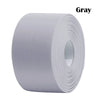 Gray waterproof self-adhesive sealing tape rolled up for sealing purposes