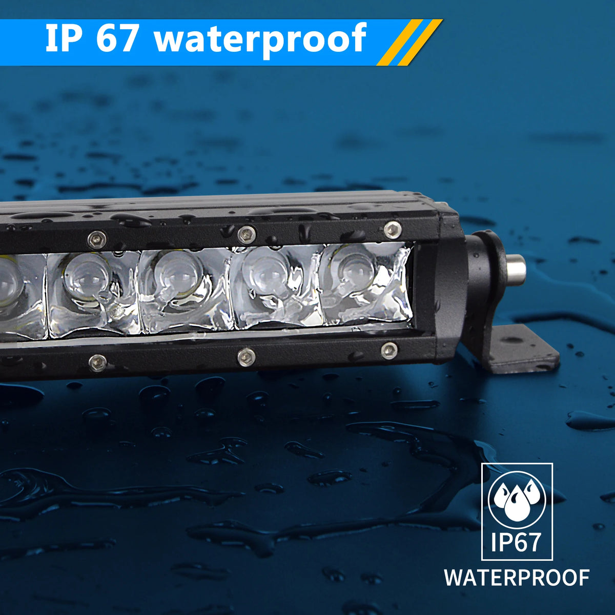 Single Row LED Light Bar for Off-Road Vehicles