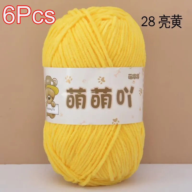 Soft Chenille Yarn for Crocheting and Knitting