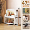 Foldable Double-Door Storage Cabinet