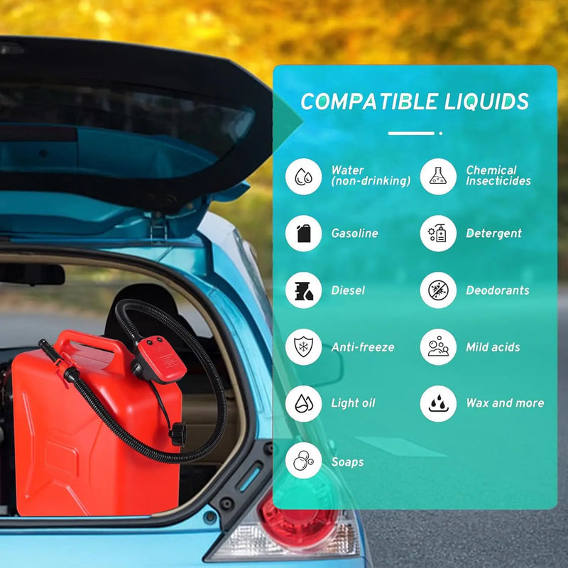 Portable Battery-Powered Fuel Transfer Pump