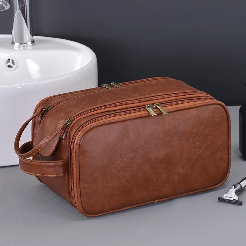 Waterproof Hanging Toiletry Bag with Multiple Compartments