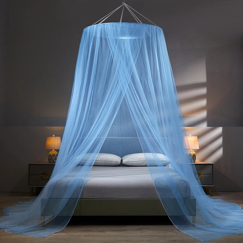 Mosquitero Elegante con Dosel en Forma de Cúpula