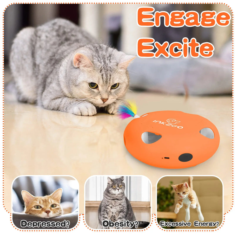 Interactive Whack-A-Mole Cat Toy with Smart Sensor