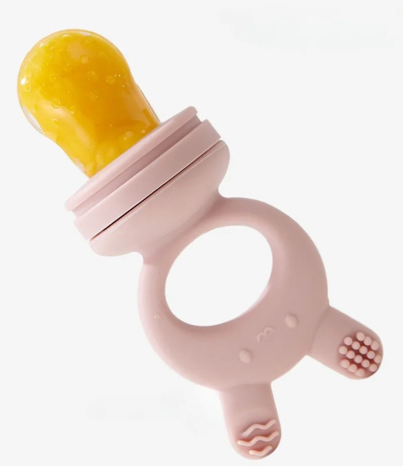 BPA-Free Silicone Baby Food Feeder and Popsicle Mold Set