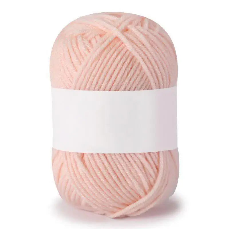 Soft Milk Cotton Knitting Yarn – Anti-Pilling 4ply Yarn for Crochet & Knitting