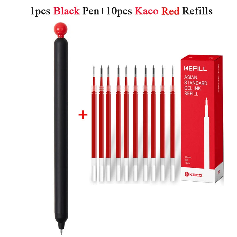 KACO POPUP Retractable Gel Pen – 0.5mm Smooth Writing, Quick-Dry Ink
