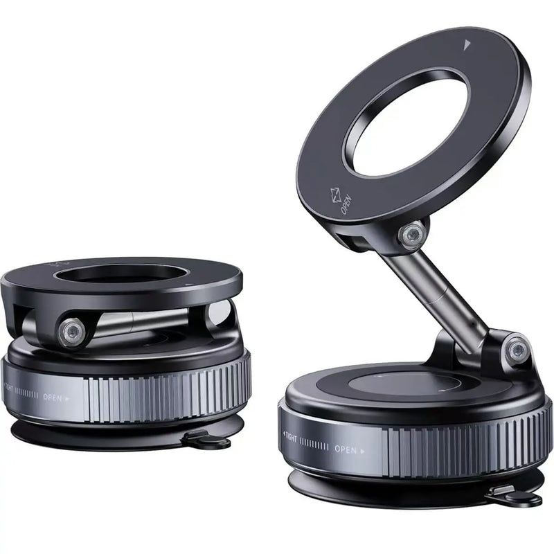 Compact Magnetic Car Phone Mount with 360° Rotation