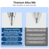 Titanium alloy nib replacement pen tips for Huawei Magic Pencil 2 and 3 showing various tip designs