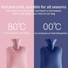 Reusable Hot Water Bottle with Soft Fleece Cover