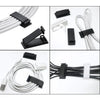 Complete Cable Management Kit with Adhesive Clips and Ties