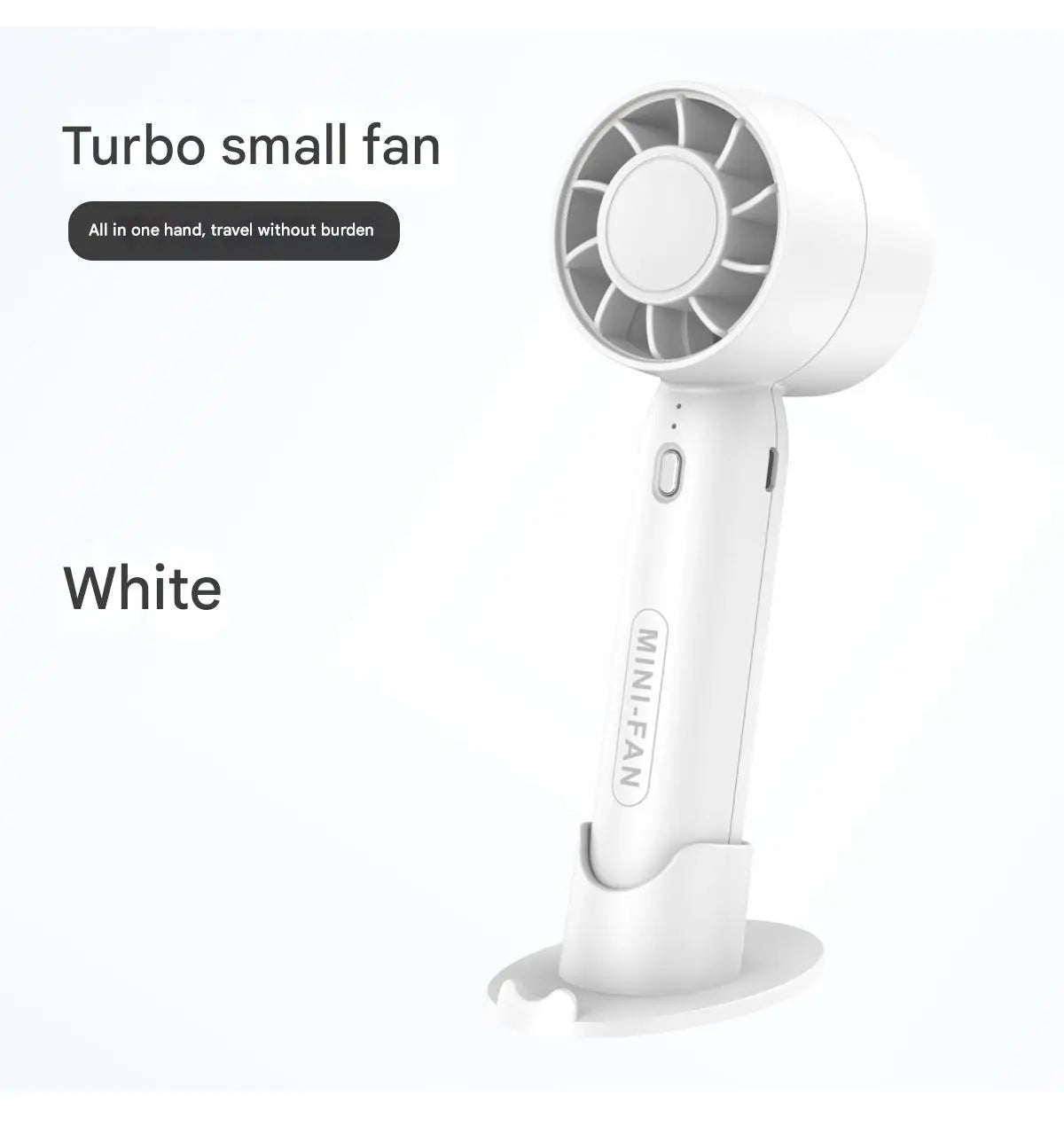 Portable Handheld USB Rechargeable Fan