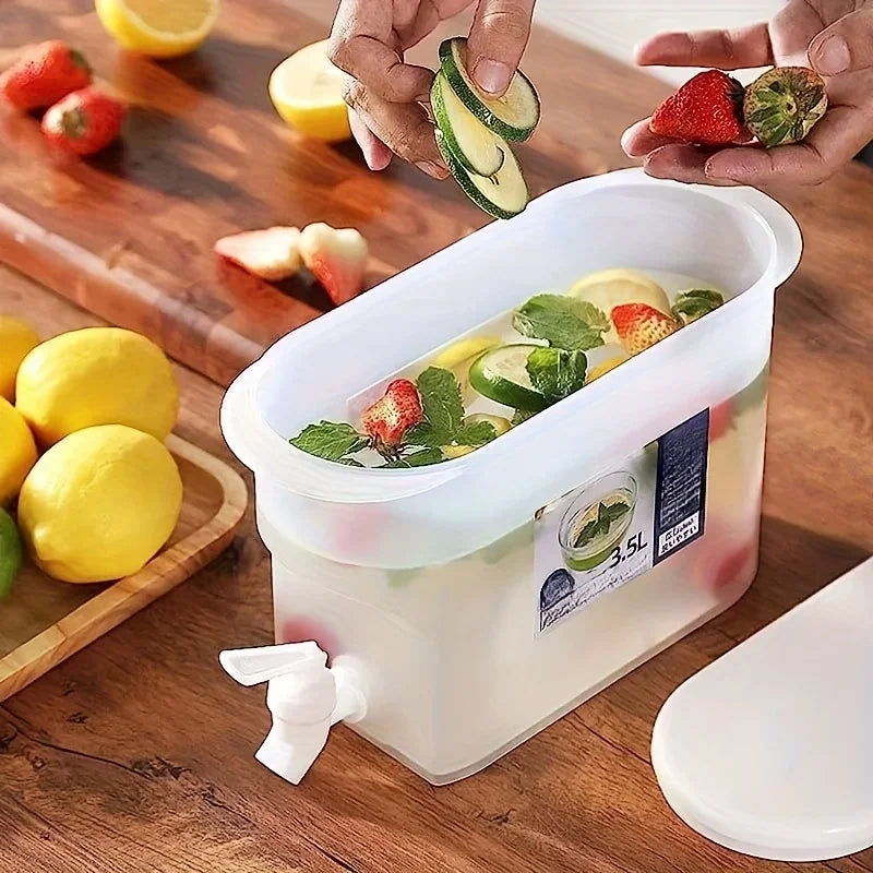 Large Capacity Beverage Dispenser with Pour Spout
