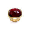 18K Gold Plated Turquoise Statement Ring