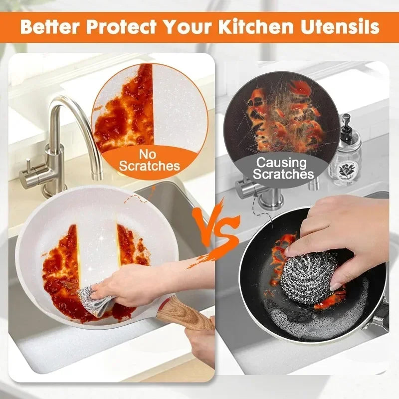 Double-Sided Magic Cleaning Cloth for Kitchen