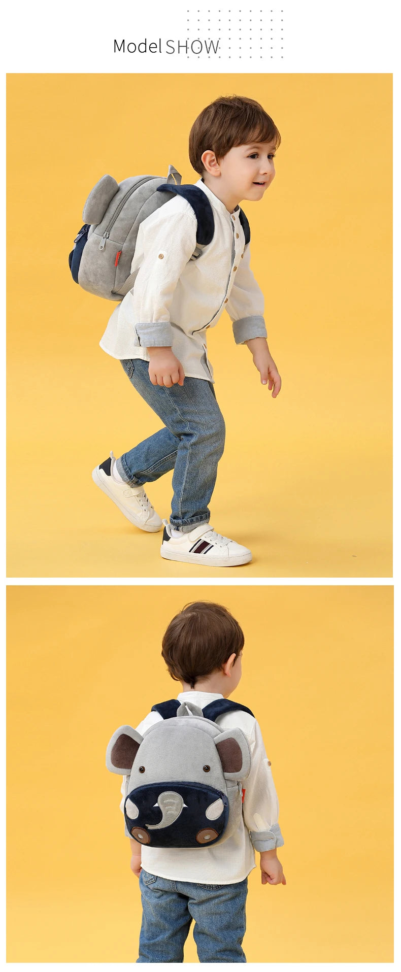Adorable Animal Plush Backpack for Toddlers