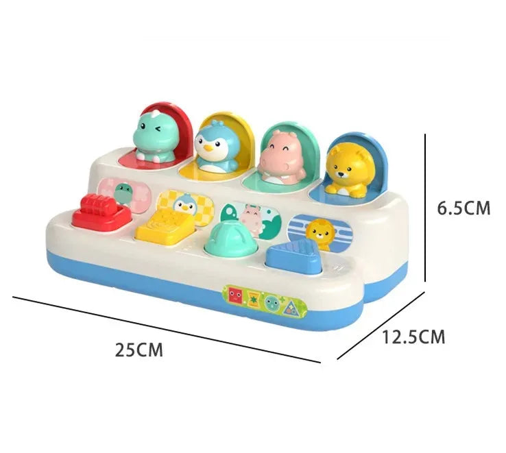 Montessori 6-in-1 Activity Cube for Toddlers – Sensory Busy Board & Learning Toy