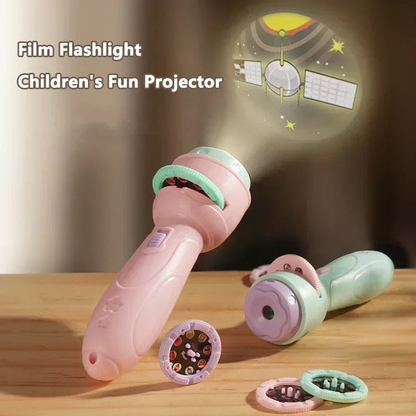 Cartoon Projection Flashlight for Kids
