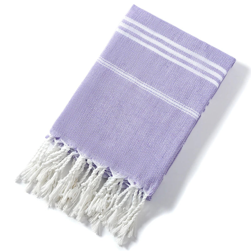 Classic Striped Cotton Beach Towel