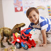 2-in-1 Transforming Dinosaur Car Toy with Lights and Sounds