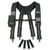 Work Suspenders with Detachable Phone Holder and Tool Belt Support