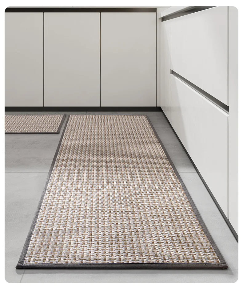 Absorbent Kitchen Runner Mat with Non-Slip Rubber Backing