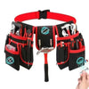 Adjustable Tool Belt with Detachable Pockets for Work and DIY