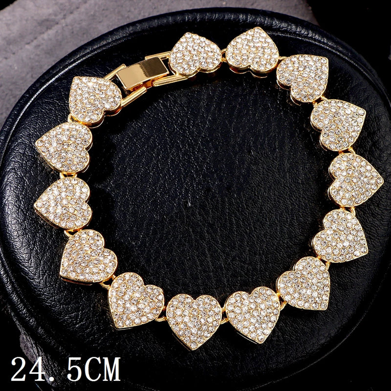 Iced-Out Cuban Link Anklet