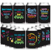 Funny Beer Can Cooler Sleeves - 12 Pack