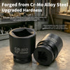 Heavy-Duty Square Drive Impact Socket Adapter Set