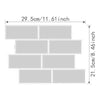 A set of rectangular, self-adhesive PVC wall sticker panels for various surfaces.