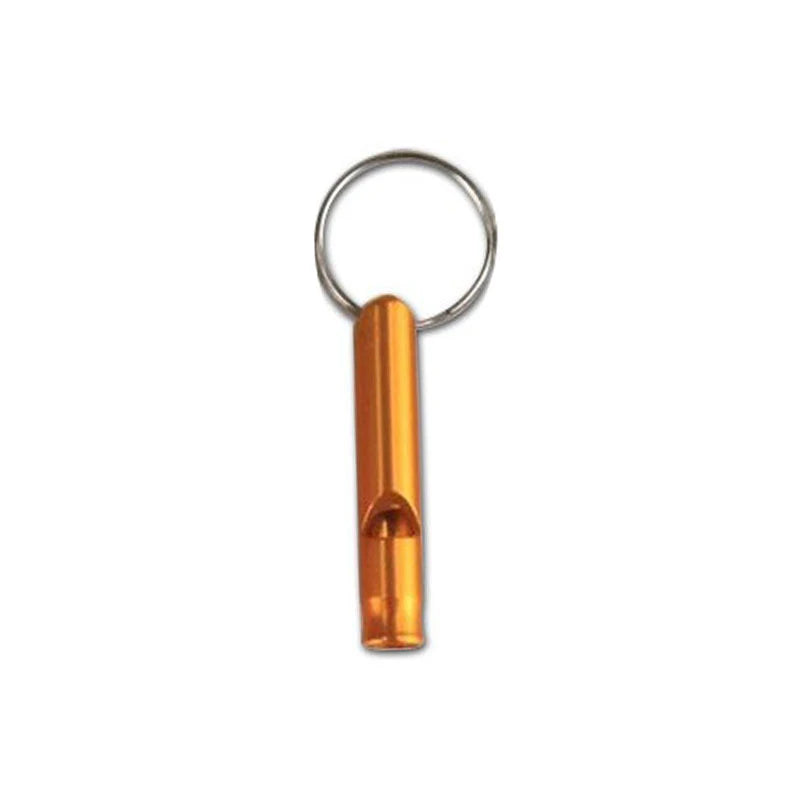 Compact Aluminum Survival Whistle Keychain