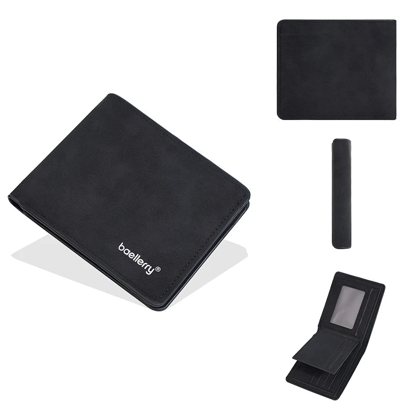 Minimalist Card Holder Wallet for Men with Multiple Slots
