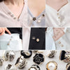 Pearl Rhinestone Brooch Pins with Secure Clasp (Set of 10)