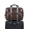 Genuine Leather Laptop Briefcase for Men – 14" Retro Cowhide Bag