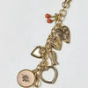 Beaded Keychain with Evil Eye Charm and Tassel