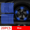 Multicolor Reflective Wheel Hub Stickers for Cars and Motorcycles