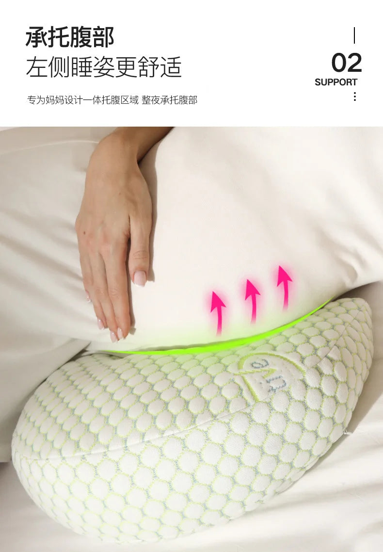 U-Shaped Maternity Pillow for Sleeping and Nursing Support
