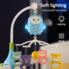 360° Rotating Baby Crib Mobile with Night Light and Music