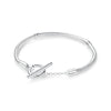 925 Sterling Silver Heart Charm Bracelet