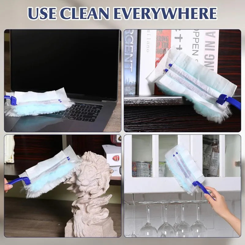Electrostatic Duster with Replaceable Refill Heads