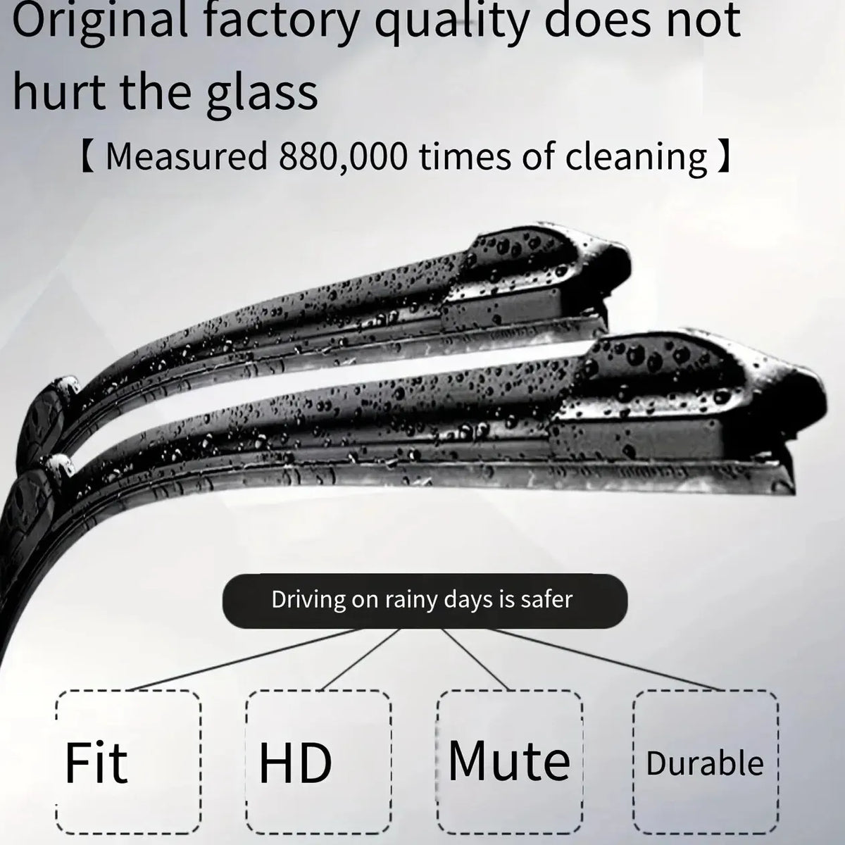 Universal Beam Wiper Blades – Quiet, Durable, All-Weather Performance