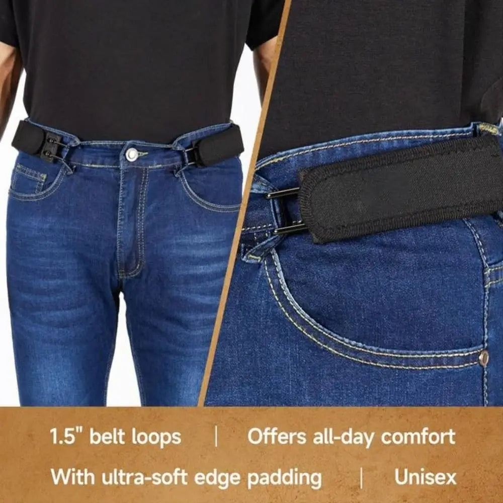 Ceinture à boucle en métal ajustable