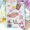 Cartoon Bow Design Insert Cards for Transparent Tablet Cases