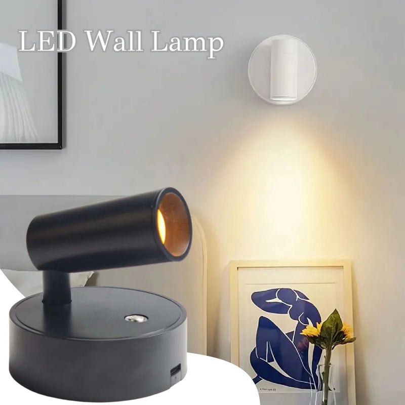 Rechargeable LED Magnetic Wall Light with Touch Switch