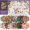 A collection of 31 pre-cut material stickers featuring various miniature landscape scenes and elements.