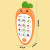 Interactive Baby Phone Toy with Teether and Sounds