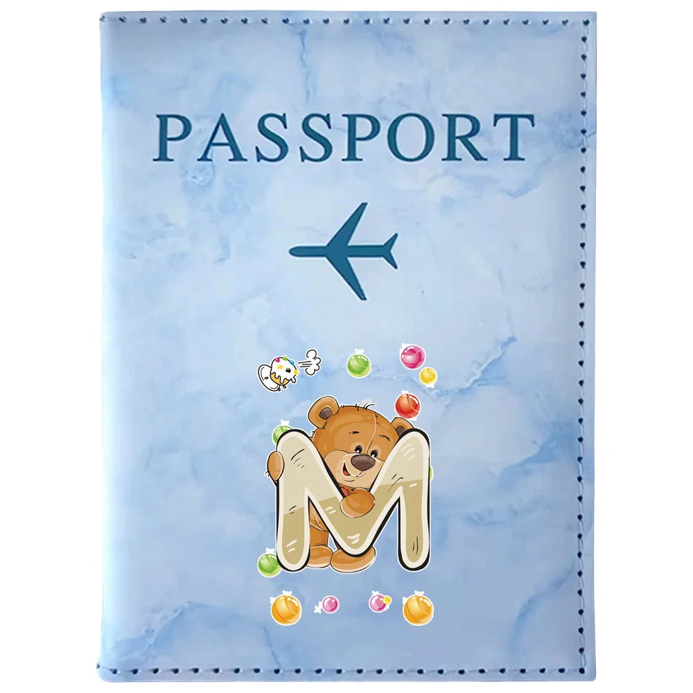 Classic Vintage Leather Passport Holder with Card Slots