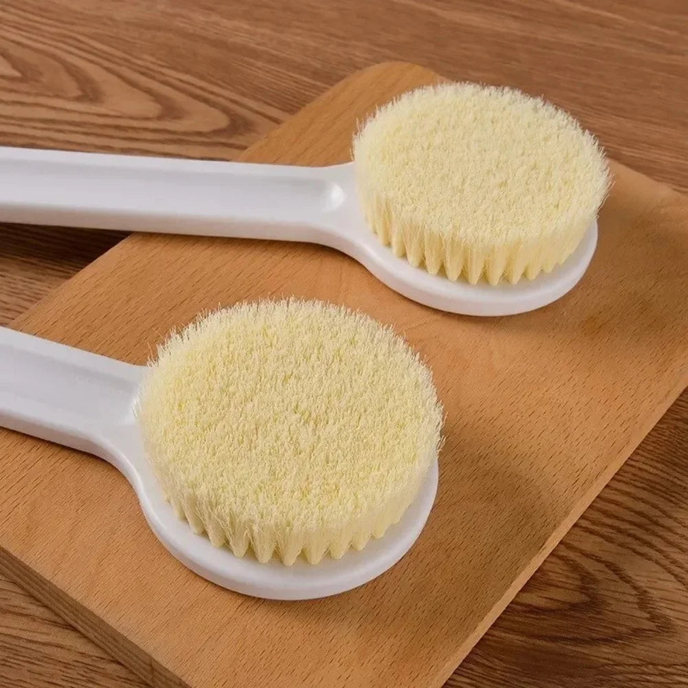 Long-Handled Exfoliating Body Scrubber Brush